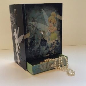 Disney Tinkerbell Enesco jewelery box chest armoir with hooks doors & drawers